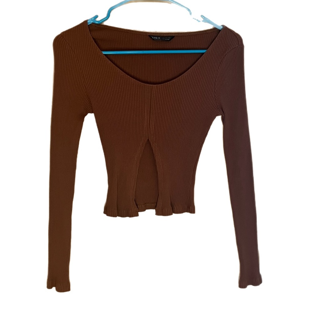 Shein brown top
